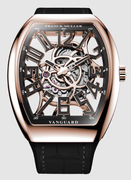 FRANCK MULLER Vanguard Slim Skeleton V 41 S AT SQT (NR) Replica Watch